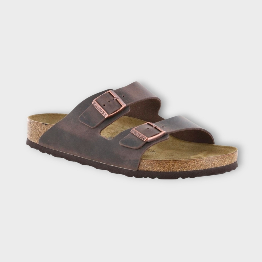Birkenstock Arizona Brown Oiled Leather Sandals